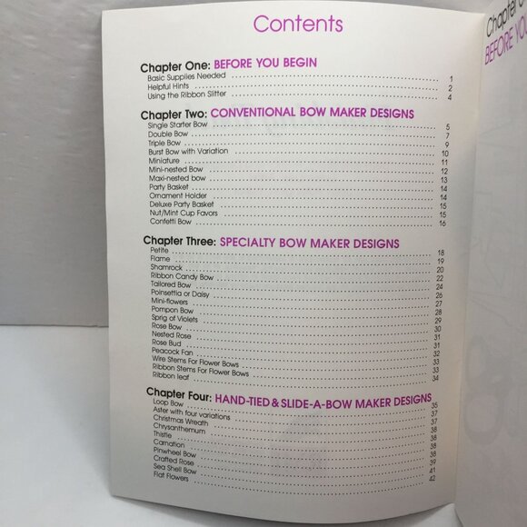 Vintage 2 Book Set Creative Gift Wrapping Fun Easy Finishing Touch 35 Ribbon Bow - Picture 4 of 16